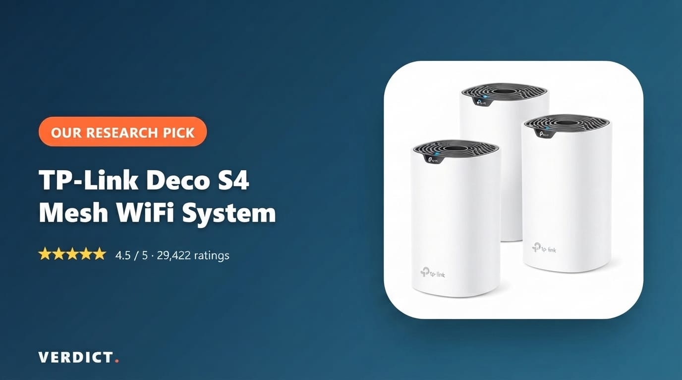Best Mesh WiFi System 2026: Our Research Pick — TP-Link Deco S4