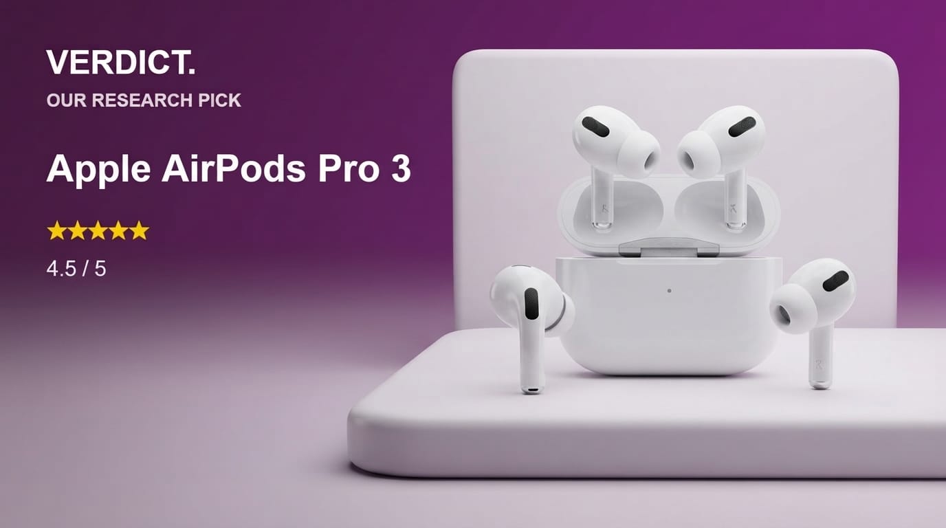 Best Wireless Earbuds 2026: Our Research Pick — Apple AirPods Pro 3