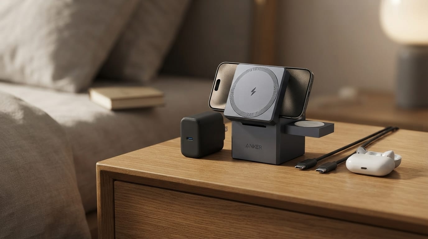 Best 3-in-1 MagSafe Charging Stand 2026: Our Research Pick — Anker 3-in-1 Cube