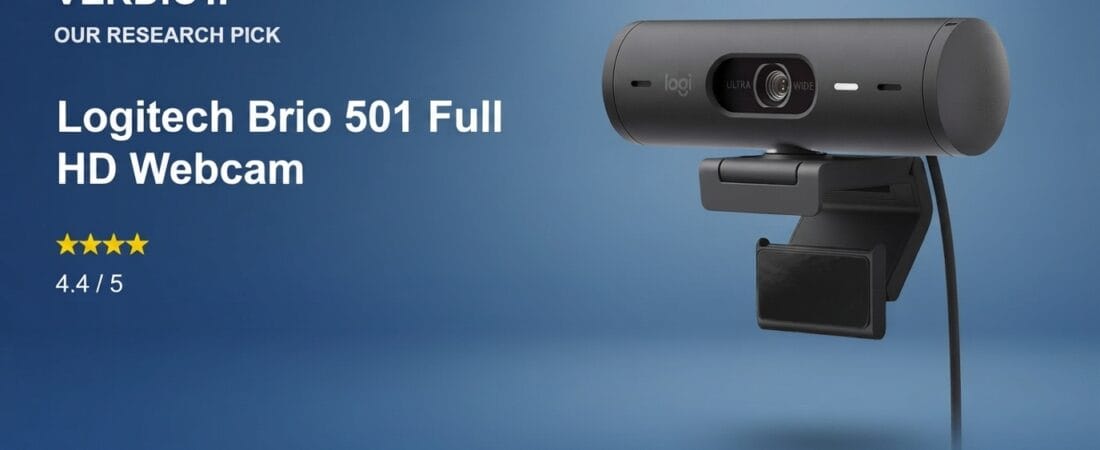 Best Webcam 2026: Our Research Pick — Logitech Brio 501