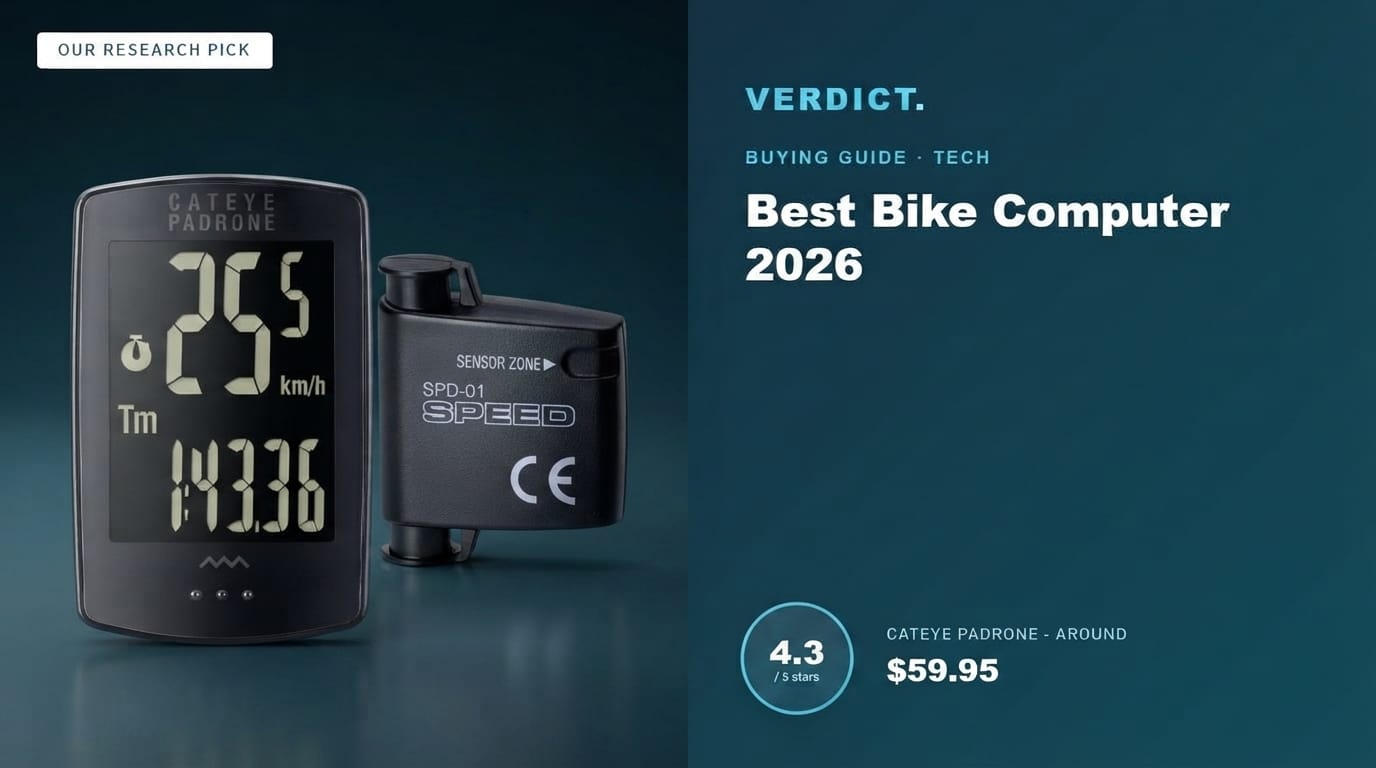 Best Bike Computer 2026: Our Research Pick — CATEYE Padrone