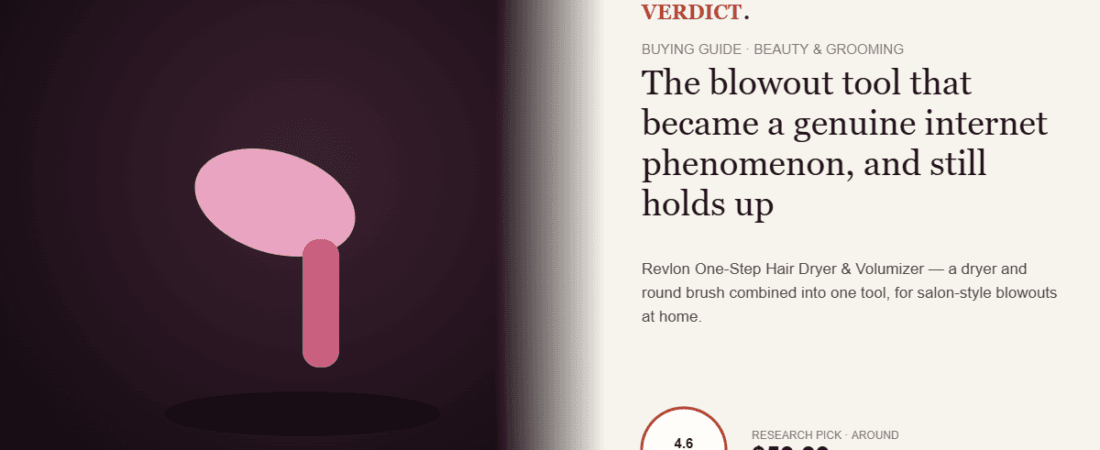 Best Volumizing Hair Dryer 2026 — Our Research Pick: Revlon One-Step Volumizer