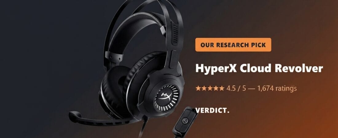 Best Gaming Headset 2026: Our Research Pick — HyperX Cloud Revolver