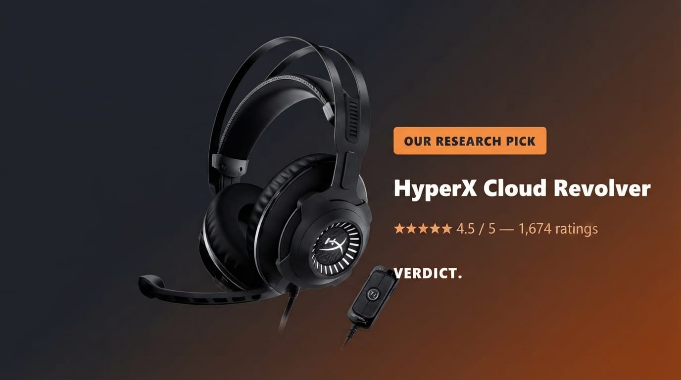 Best Gaming Headset 2026: Our Research Pick — HyperX Cloud Revolver
