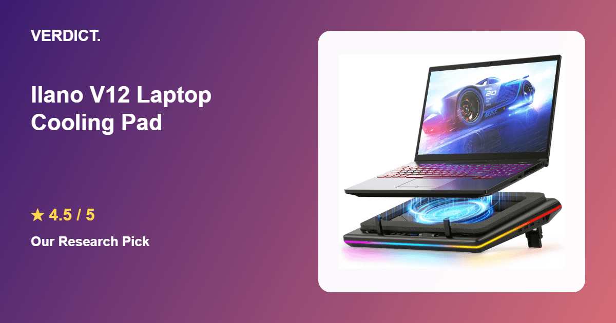 Best Laptop Cooling Pad 2026: Our Research Pick — llano V12