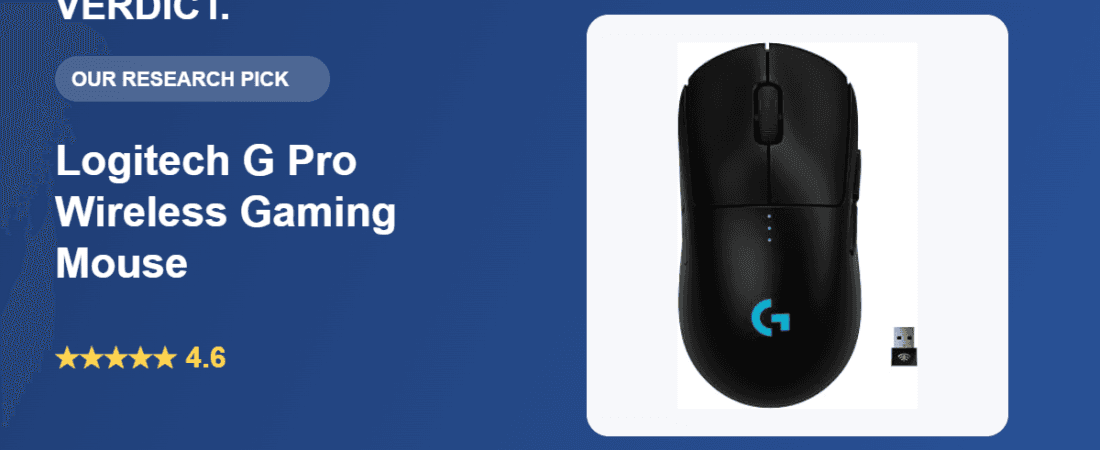Best Esports Gaming Mouse 2026: Our Research Pick — Logitech G Pro Wireless