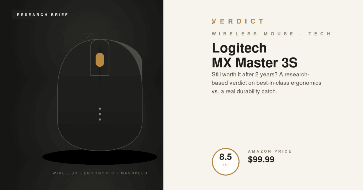 Best Wireless Mouse 2026 — Our Research Pick: Logitech MX Master 3S