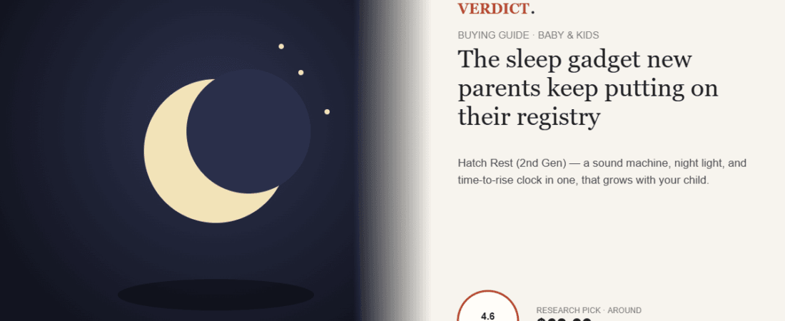 Best Baby Sound Machine 2026 — Our Research Pick: Hatch Rest 2nd Gen