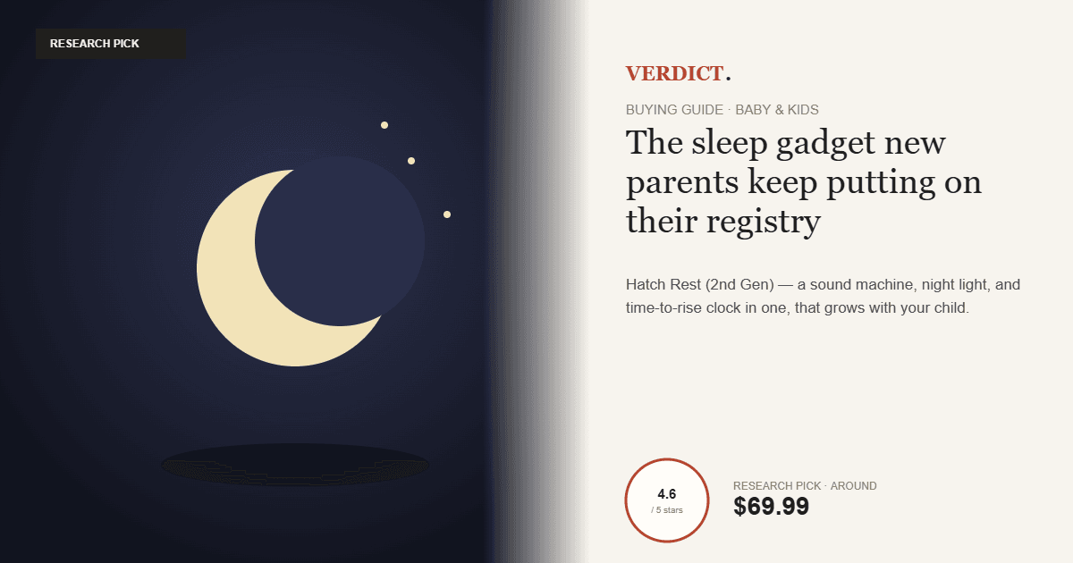 Best Baby Sound Machine 2026 — Our Research Pick: Hatch Rest 2nd Gen