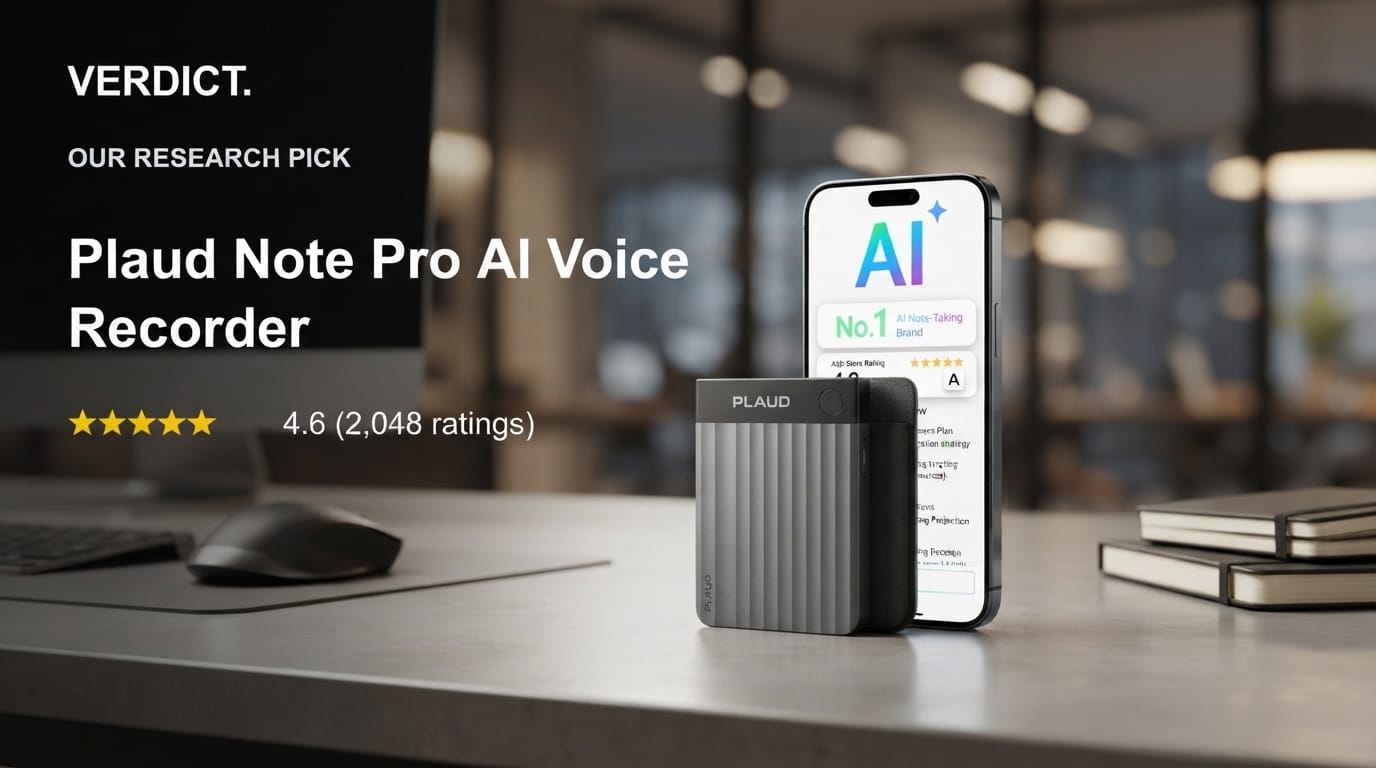 Best AI Voice Recorder 2026: Our Research Pick — Plaud Note Pro