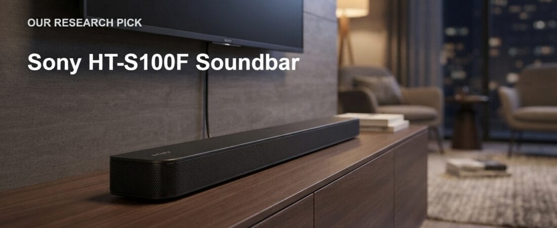 Best Budget Soundbar 2026: Our Research Pick — Sony HT-S100F