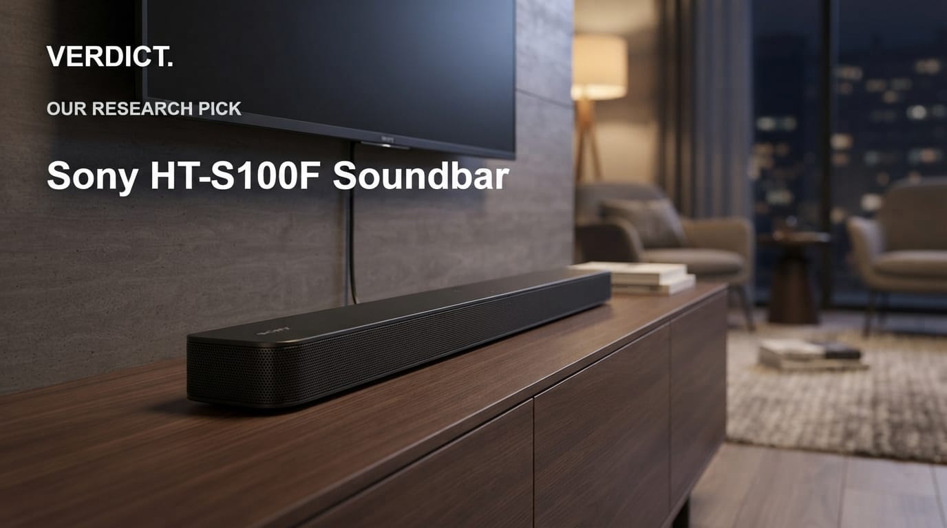 Best Budget Soundbar 2026: Our Research Pick — Sony HT-S100F