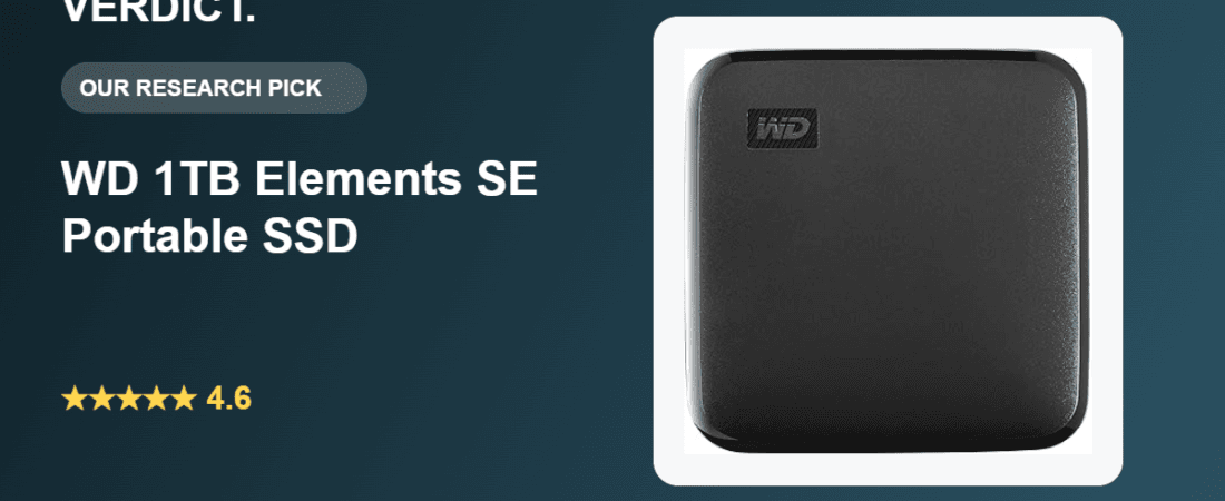 Best Budget Portable SSD 2026: Our Research Pick — WD Elements SE