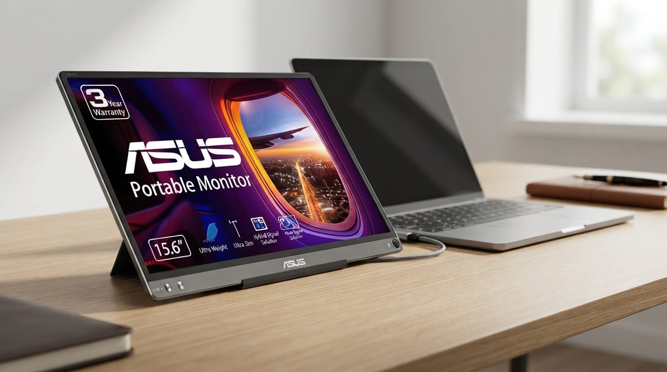 Best Portable Monitor 2026: Our Research Pick — ASUS ZenScreen MB16ACE