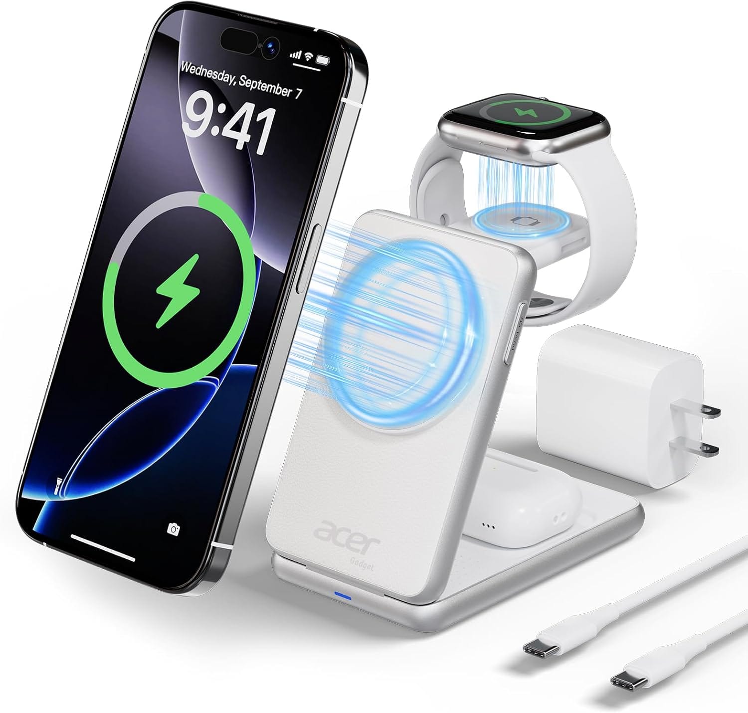 Best 3-in-1 MagSafe Travel Charger 2026: Our Research Pick — Acer 3-in-1 Charging Station