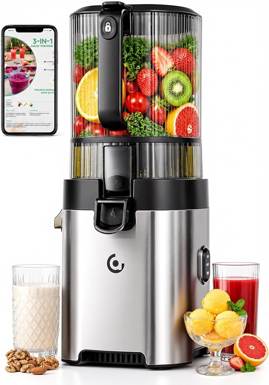 Best Juicer 2026: Our Research Pick — AMZCHEF Cold Press Juicer