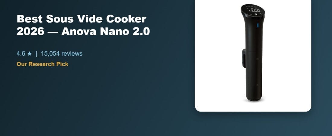Sous Vide Cooker Without Vacuum Sealing: Anova Nano 2.0 Review
