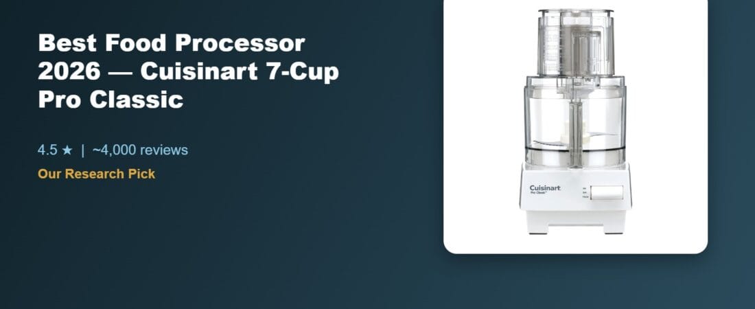 Food Processor for Bread Dough: Cuisinart 7-Cup Pro Classic Review