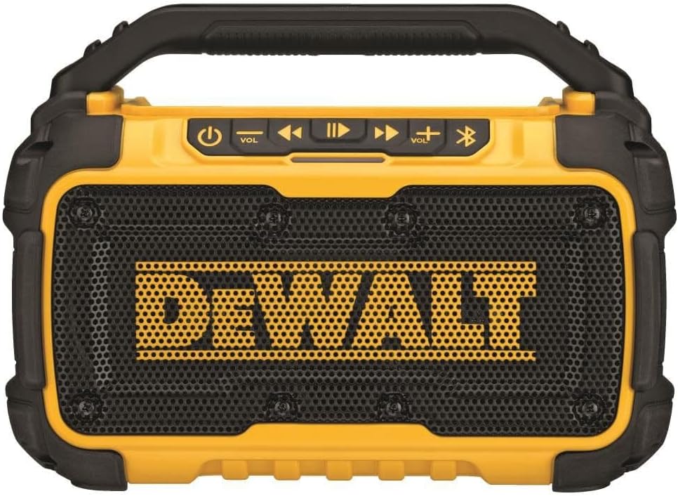 Best Jobsite Bluetooth Speaker 2026: Our Research Pick — DEWALT DCR010