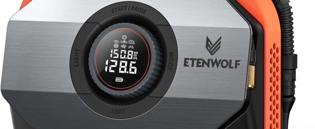 Best Portable Tire Inflator 2026: Our Research Pick — ETENWOLF VORTEX S6
