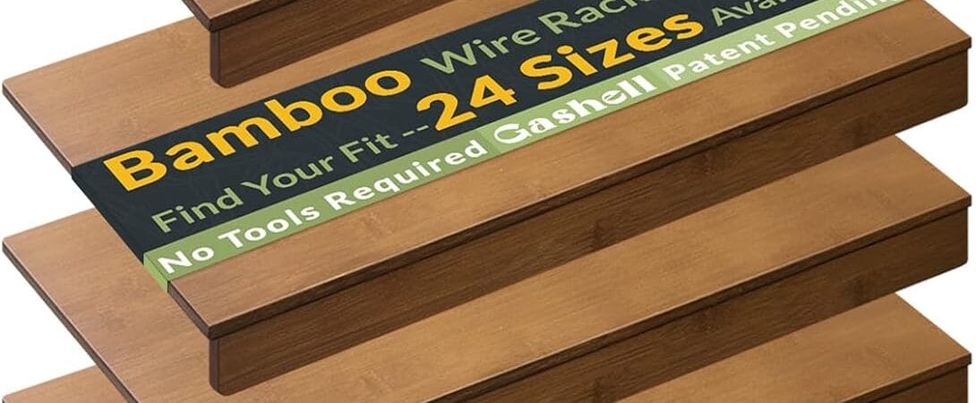 Best Wire Shelf Covers 2026: Our Research Pick — Gashell Bamboo Snap-On Covers