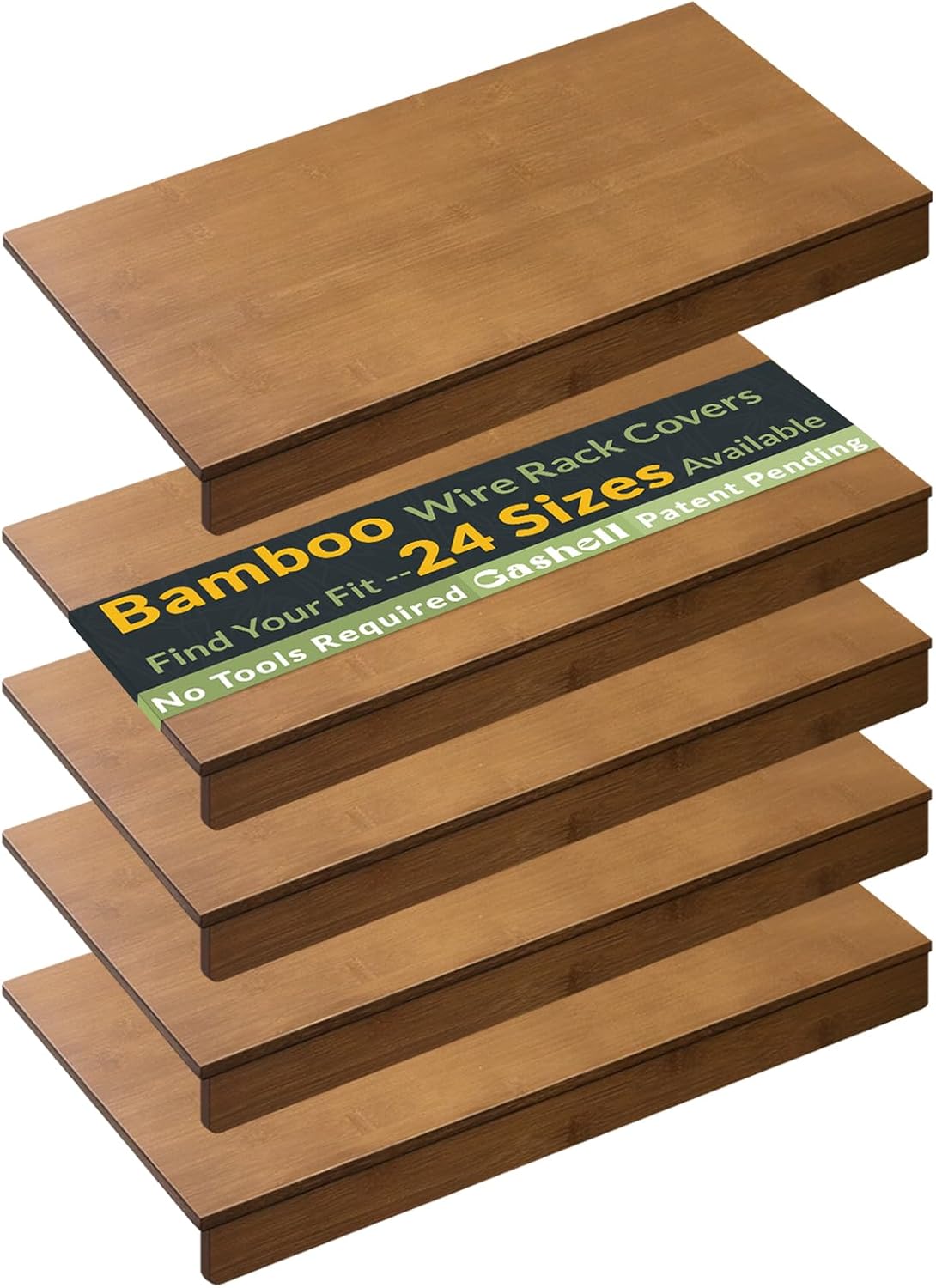 Best Wire Shelf Covers 2026: Our Research Pick — Gashell Bamboo Snap-On Covers