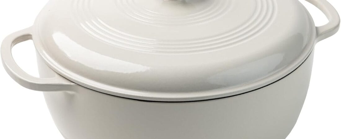 Best Enameled Dutch Oven 2026: Our Research Pick — Lodge Essential 7.5-Quart