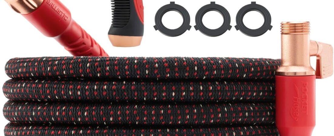 Best Expandable Garden Hose 2026: Our Research Pick — Pocket Hose Ballistic 100 FT