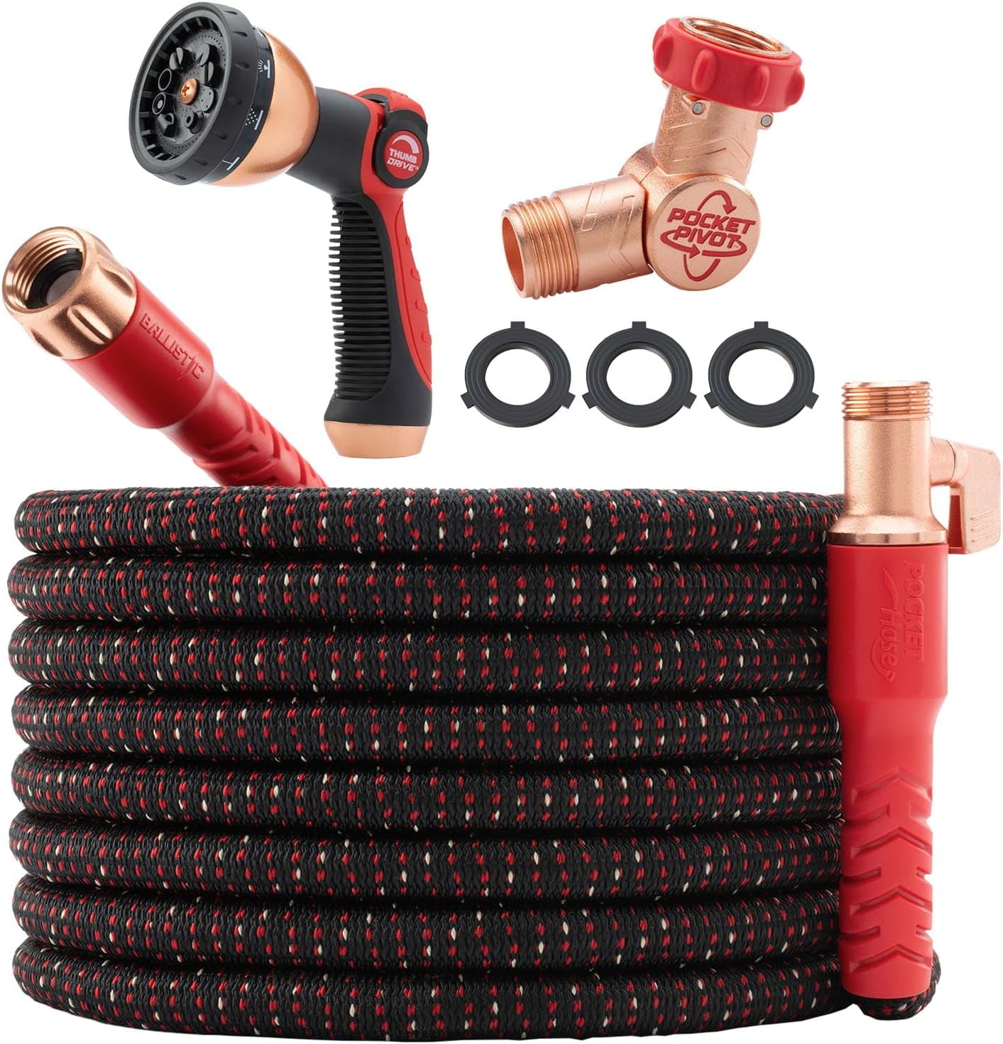 Best Expandable Garden Hose 2026: Our Research Pick — Pocket Hose Ballistic 100 FT