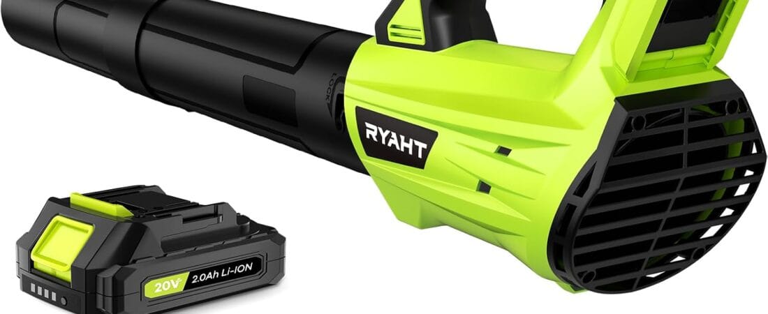 Best Cordless Leaf Blower 2026: Our Research Pick — RYAHT Leaf Blower with Dual Batteries