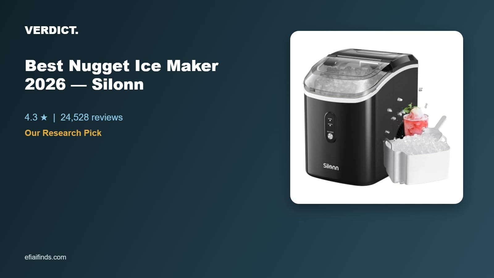 Best Nugget Ice Maker 2026: Our Research Pick — Silonn Nugget Ice Maker