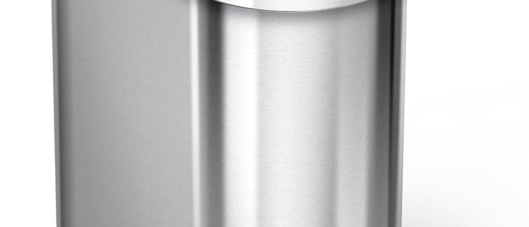 Best Kitchen Trash Can 2026: Our Research Pick — simplehuman 45L Slim Step Can