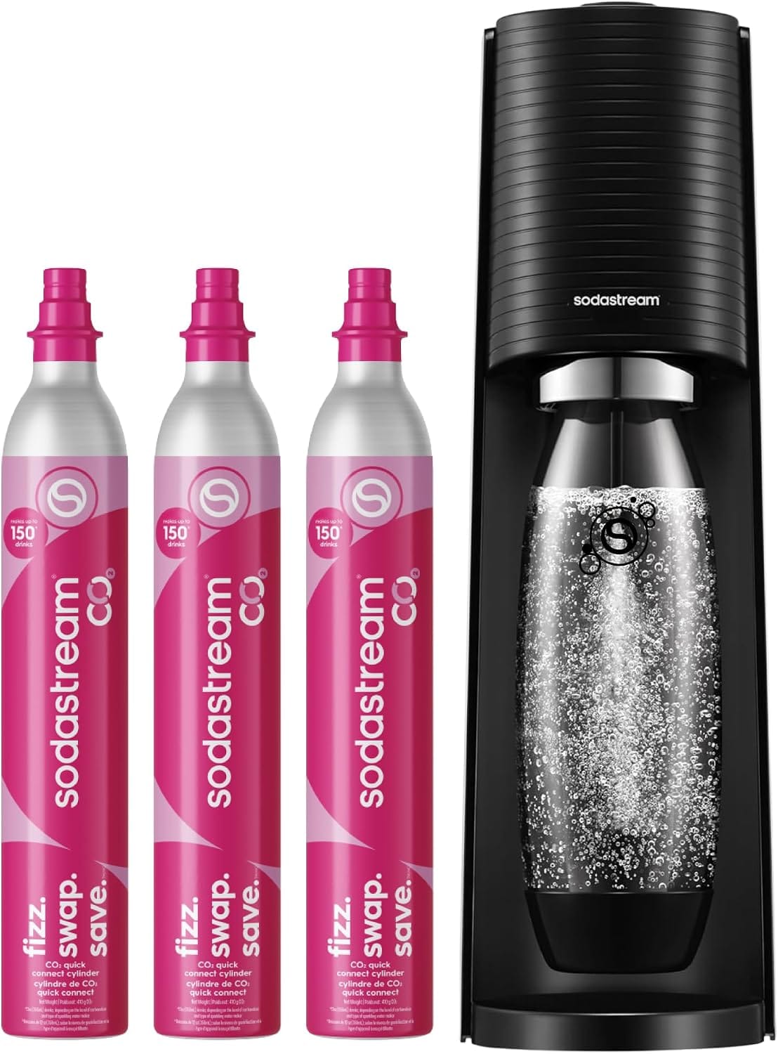 Best Sparkling Water Maker 2026: Our Research Pick — SodaStream TERRA CO2 Bundle