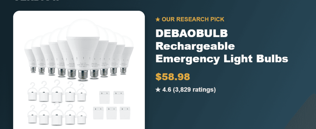 Best Emergency Light Bulbs 2026: Our Research Pick — DEBAOBULB 10-Pack