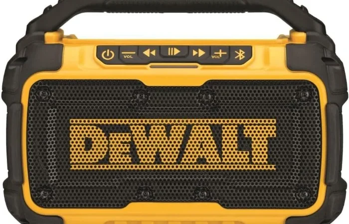 Jobsite Bluetooth Speaker with Charger: DEWALT DCR010