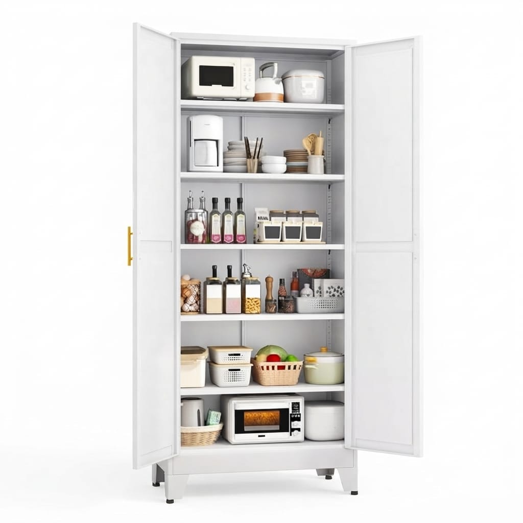 GAIOUS 75.2″ Tall Pantry Cabinet Review: Small-Kitchen Storage Without a Renovation