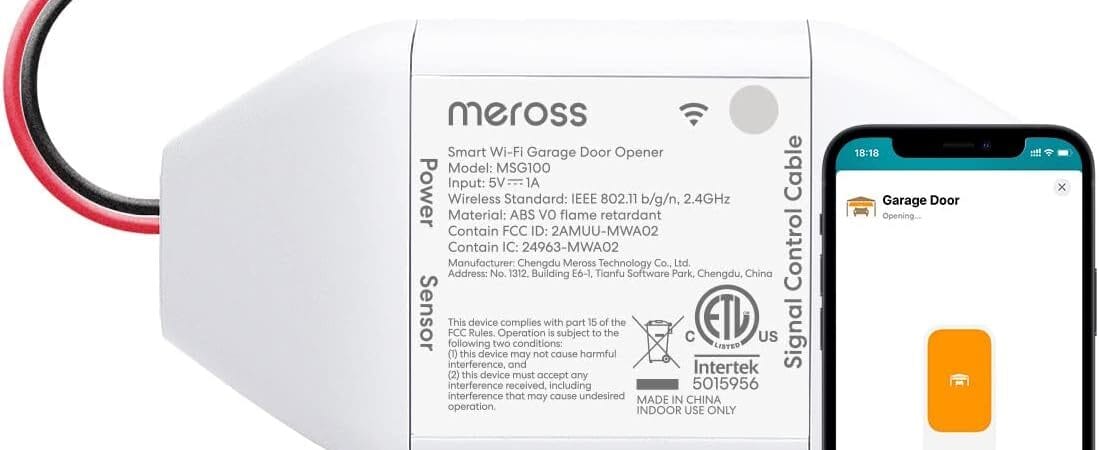 Turn Any Garage Door Smart for Under $50: meross Opener Remote Review