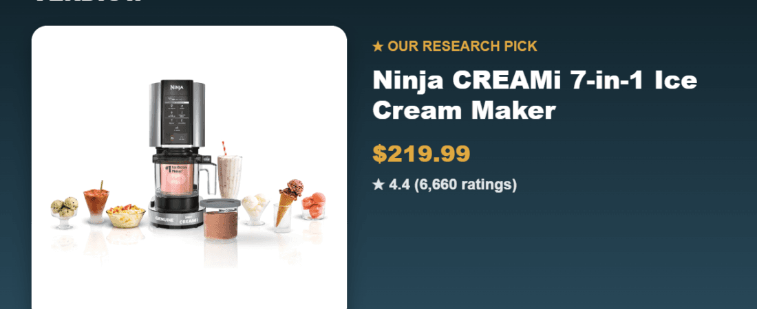 Best Ice Cream Maker 2026: Our Research Pick — Ninja CREAMi 7-in-1