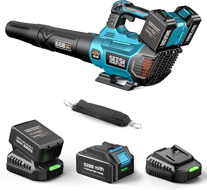 SEESII 40V Cordless Leaf Blower Review: Gas-Blower Power Without the Gas