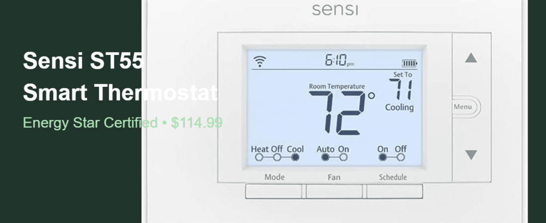 Smart Thermostat That Cuts HVAC Costs: Sensi ST55 Review