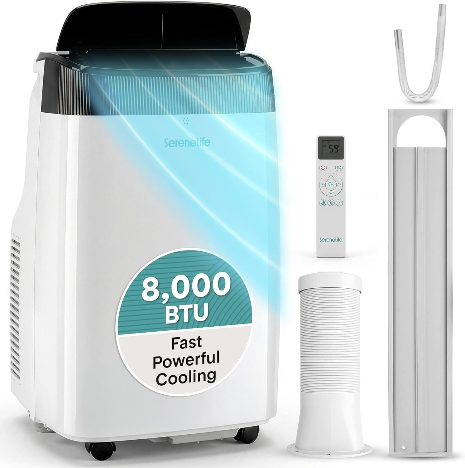 Best Portable Air Conditioner 2026: Our Research Pick — SereneLife 8,000 BTU