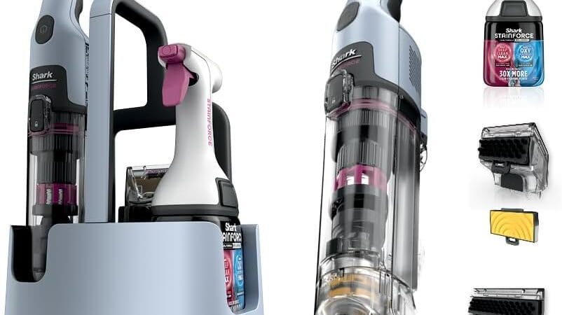 Cordless Spot Cleaner That Sprays and Scrubs in One Pass: Shark StainForce Review