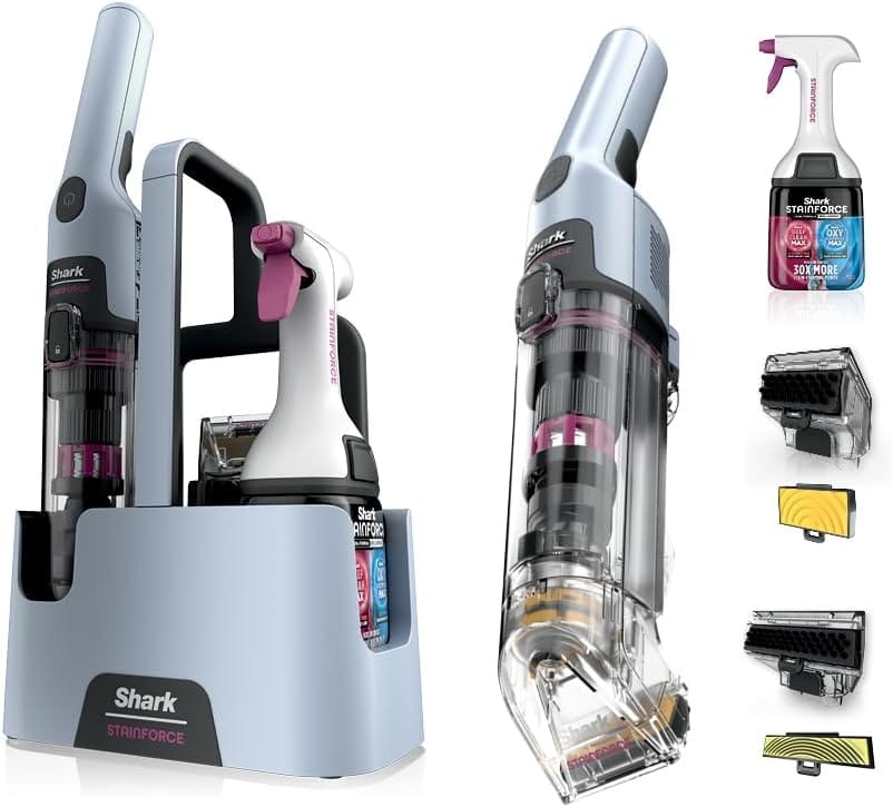 Cordless Spot Cleaner That Sprays and Scrubs in One Pass: Shark StainForce Review