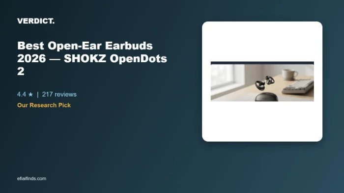 Best Open-Ear Earbuds: Our Research Pick — SHOKZ OpenDots 2