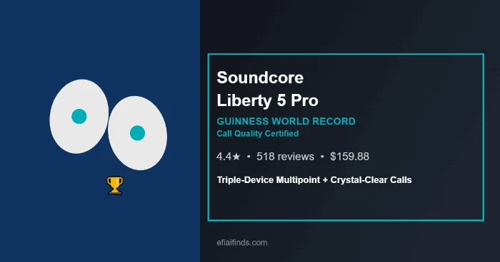 Best Noise-Cancelling Earbuds for Calls: Our Research Pick — Soundcore Liberty 5 Pro
