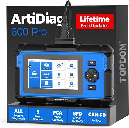 Reads Every System in Plain English: TOPDON ArtiDiag600 Pro OBD2 Scanner Review